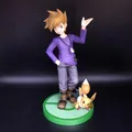 Anime Pokemon Gary Oak Green PVC Action Figure Statue de jeu Modèle de collection Jouets pour