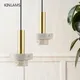 Plafonnier LED en Marbre Naturel au Design Nordique Moderne Luminaire Décoratif d'Nik Idéal pour