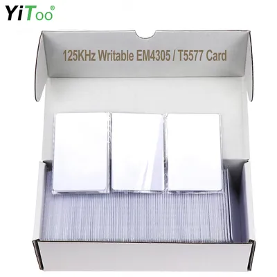 YiToo – carte-clé RFID EM4305 125KHz inscriptible T5577 contrôle d'accès intelligent lecture et