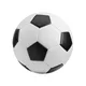 Ballon de Football classique en cuir PVC souple 21cm NO.5 noir blanc entraînement Standard de