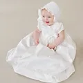 Robe à Manches pour Bébé Fille de 3 à 24 Mois Vêtement de Bal pour Premier Anniversaire Baptême