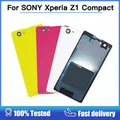 Coque arrière en verre pour Sony Xperia Z1 Compact Z1 Mini D5503 M51W boîtier de batterie panneau