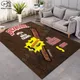 Backwoods – grand tapis 3D en flanelle velours à mémoire de forme tapis doux de jeu pour enfants