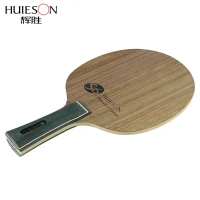 Huieson – raquette de Tennis de Table lame en noyer Ayous 5 contreplaqué 2 plis en carbone pour