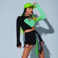 Costume de pom-pom girl pour femmes tenues K-pop vêtements DJ DS vêtements de danse Hip Hop