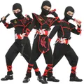 Costume d'Halloween de Luxe pour Enfant Déguisement Japonais Ninja Sans Arme Tenue de Carnaval