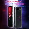 Coque rigide transparente antichoc pour Asus ROG Phone 5/6 6 Pro avec cadre en TPU souple