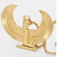Collier pendentif ailes d'Isis pour hommes et femmes amulette déesse éma enne de la prairie