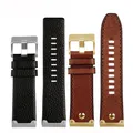 Bracelet de montre en cuir Vintage pour hommes 26mm Diesel DZ4318/4343/4476/4323 avec tête en
