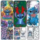 Coque de téléphone Disney Stitch pour OPPO coque arrière souple noire mignon A5 A9 A12 A1K