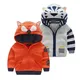 Manteau à capuche de dessin animé pour enfants veste de tigre pour garçon et fille sweat à capuche