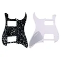 Pickguard de guitare à 3 couches Black Pearl pour Stratocaster Fender Strat 2 HH Humbucker