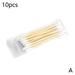 10/100pc Bamboo Cotton Swabs Double-head Wood Sticks Disposable Cotton Swab L7Q2