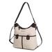 MKF Collection by Mia K. Women's Hobos Taupe - Taupe & Brown Harper Hobo