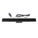 JUNTEX Wired Sensor Bar Replacement Infrared Ray Sensor Bar Compatible with Wii Game Console Silver Grey/Black