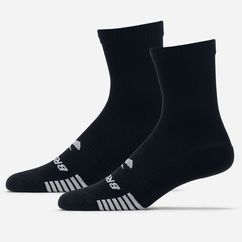 Brooks Ghost Lite Crew Sock 2-Pack Socks Black