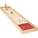 A Home Mini Wooden Tabletop Bowling Game Set Wood in Brown | 2 H x 45 W x 10 D in | Wayfair XFJB07H66V76C