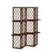 Braxton Culler Santa Cruz 54" 4 Panel Folding Room Divider Bamboo/Rattan in Brown | 71 H x 54 W x 11 D in | Wayfair 129-027/COFFEE