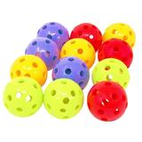 12 Pack Bird Ball Toy Bright Colors Rolling Foot Toy Suitable for Amazon Parrot Macaw Eclectus African for Grey Cockatoo