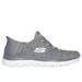 Skechers Women's Slip-ins: Summits - Dazzling Haze Sneaker | Size 7.5 Wide | Gray | Textile/Synthetic | Vegan | Machine Washable