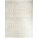 Gray 0.25 in Area Rug - The Twillery Co.® Kenisha Machine Washable Moroccan Ivory Area Rug Polyester | 0.25 D in | Wayfair