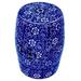 Wildon Home® Maxima Ceramic Garden Stool Ceramic in Blue | 18 H x 13 W x 13 D in | Wayfair 797964CD9AE342BEBD427A68ABC8BF3C