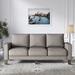 Latitude Run® Modern Style Sofa w/ Solid Wood Legs for Living Room Polyester in Gray | 35.01 H x 75.01 W x 30.31 D in | Wayfair