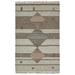 Brown 96 x 60 W in Area Rug - Hokku Designs Williamstown Striped Machine Woven Chenille Area Rug in Gray/Tan Chenille | 96 H x 60 W in | Wayfair