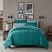 Nine West Delano Striye Stripe 7 pc Bedding Set