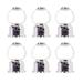 NUOLUX 6Pcs Creative Grabbing Catcher Machines Plastic Mini Candy Machines Candy Catcher Machines Children Toys (Silver)