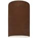 Ambiance 12 1/2"H Real Rust Closed LED Outdoor Wall Sconce