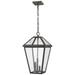 Talbot by Z-Lite Oil Rubbed Bronze 3 Light Outdoor Chain Ceiling Fixture