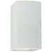 Ambiance 13 1/2"H Gloss White Ceramic LED ADA Wall Sconce