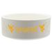 White West Virginia Mountaineers 20oz. Personalized Pet Bowl