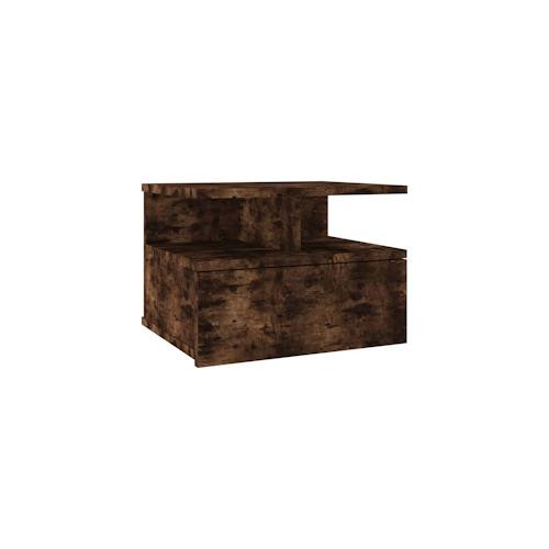 vidaXL Nachttisch Hängend Räuchereiche 40x31x27 cm Holzwerkstoff