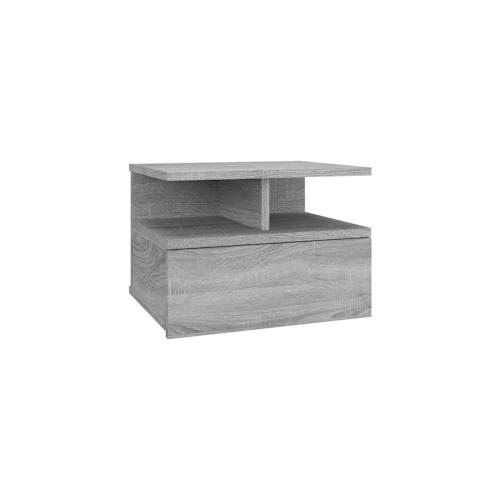vidaXL Nachttisch Hängend Grau Sonoma 40x31x27 cm Holzwerkstoff
