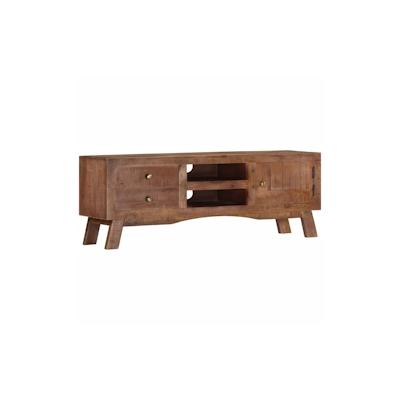 vidaXL TV-Schrank 110x30x40 cm Raues Mangoholz