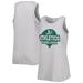 Women's Soft as a Grape Gray Oakland Athletics Tri-Blend Tank Top