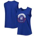 Women's Blue New York Rangers Plus Size Tank Top