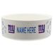 White New York Giants 20oz. Personalized Pet Bowl