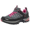 Wanderschuh CMP "Wmns Rigel Low Waterproof" Gr. 37, bunt (grey, fu x ia, ice) Schuhe Wanderschuh Outdoorschuh Schnürschuh Damen Outdoor- Wanderschuhe