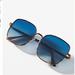 Anthropologie Accessories | Krissy Square Sunglasses Nwot | Color: Blue/Orange | Size: Os