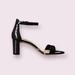 Nine West Shoes | Nine West Women's Pruce Heeled Sandal - Black - Size 9.5 | Color: Black | Size: 9.5