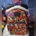 Disney Bags | Disney Parks Loungefly Halloween Treats 2022 Donald Ducks Backpack -New | Color: Black/Orange | Size: Os