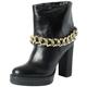 Love Moschino Damen Stiefel, Schwarz, 35 EU