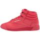 Reebok Women's Freestyle Hi High Top Sneaker, Vector Red/White, 4 UK