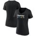 Women's Fanatics Branded Black Denver Nuggets City Pride Team Logo V-Neck T-Shirt