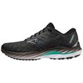 Mizuno Wave Inspire 19 Mens Running Shoes Road Black/Grey/Green 11 (46)