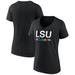Women's Fanatics Branded Black LSU Tigers City Pride V-Neck T-Shirt