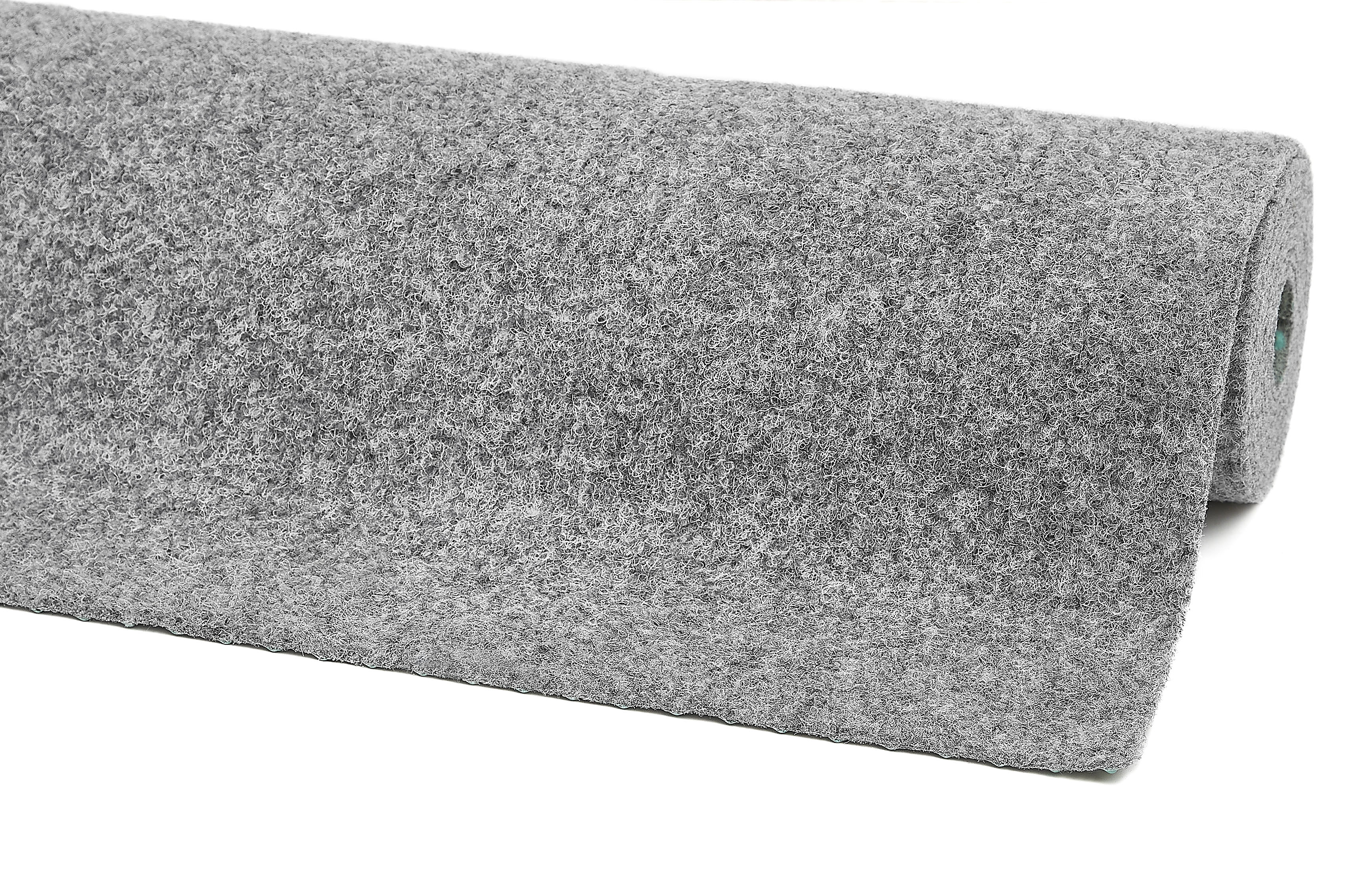 Kunstrasen ANDIAMO "Dijon, Made in Netherlands", grau, B:300cm H:6mm L:200cm, Polyester, Polypropylen (PP), Teppiche, aus Nadelfilz, mit Noppen, strapazierfähig, wasserfest & UV-beständig